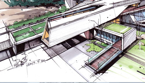 建筑设计马克笔上色与建筑智能化系统设计 从表现到内核的双重赋能